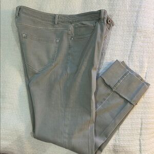 J. Jill High-Rise light green Denim Pants